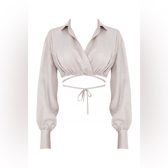 Mistress Rocks Two Piece Skirt & Cropped Tie Waist Shirt Set - House of CB XS - Picture 9 of 11